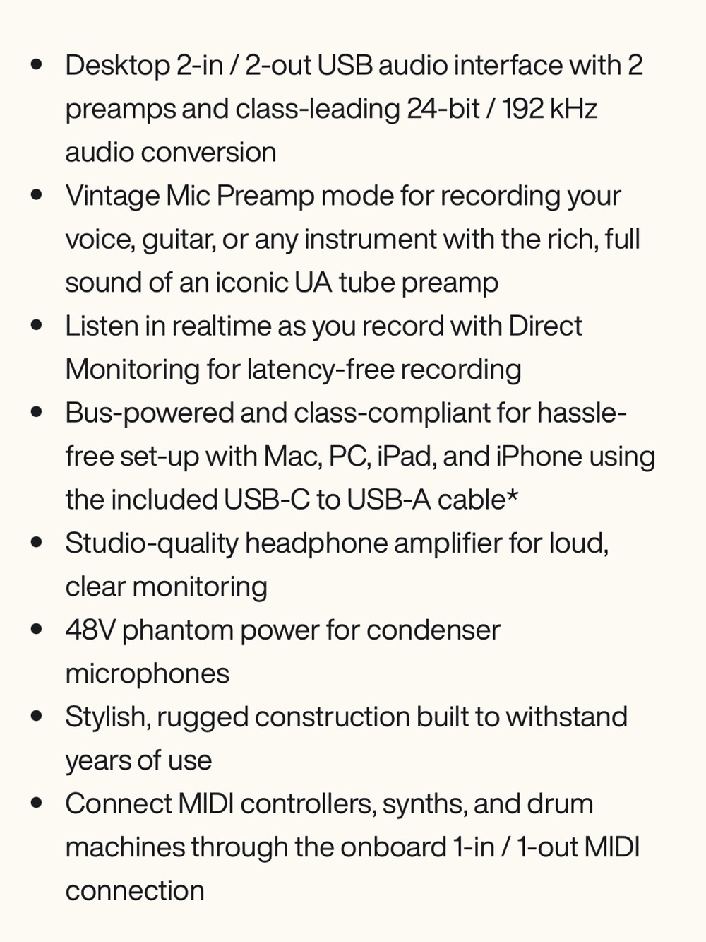 Volt 2 Bus-Powered USB Audio Interface - Picture 11 of 11